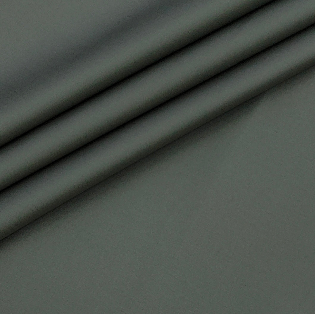 Trouser Fabric Donear Giza Cotton Stretchable Plain Colour Sage Green